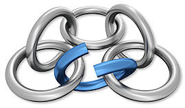 Linked jump rings